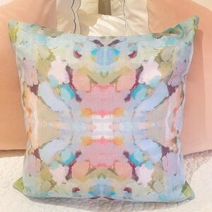 Laura Park inspired throw pillow. Same print both sides